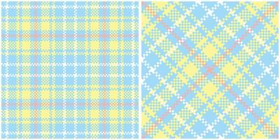 Plaid Pattern Seamless. Tartan Plaid Seamless Pattern. Seamless Tartan Illustration Set for Scarf, Blanket, Other Modern Spring Summer Autumn Winter Holiday Fabric Print. vector
