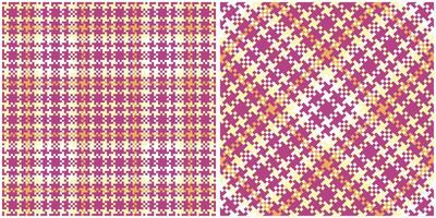Plaid Pattern Seamless. Abstract Check Plaid Pattern Traditional Scottish Woven Fabric. Lumberjack Shirt Flannel Textile. Pattern Tile Swatch Included. vector