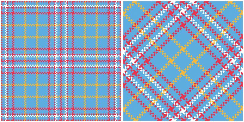 Plaid Patterns Seamless. Checker Pattern Template for Design Ornament. Seamless Fabric Texture.