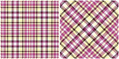 Plaid Pattern Seamless. Abstract Check Plaid Pattern Template for Design Ornament. Seamless Fabric Texture. vector