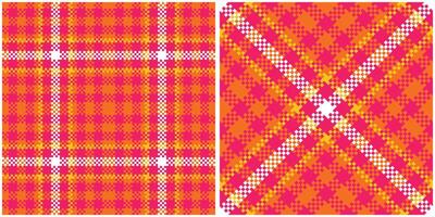 Scottish Tartan Pattern. Checkerboard Pattern Traditional Scottish Woven Fabric. Lumberjack Shirt Flannel Textile. Pattern Tile Swatch Included. vector