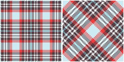 Scottish Tartan Seamless Pattern. Checkerboard Pattern Traditional Scottish Woven Fabric. Lumberjack Shirt Flannel Textile. Pattern Tile Swatch Included. vector