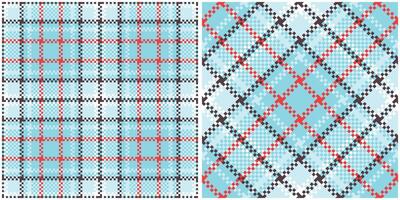 Scottish Tartan Seamless Pattern. Checkerboard Pattern Template for Design Ornament. Seamless Fabric Texture. vector