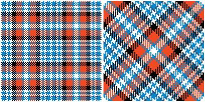 Scottish Tartan Seamless Pattern. Plaid Patterns Seamless Seamless Tartan Illustration Set for Scarf, Blanket, Other Modern Spring Summer Autumn Winter Holiday Fabric Print. vector