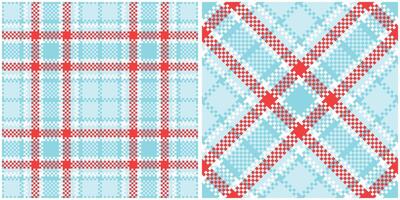 Scottish Tartan Seamless Pattern. Checkerboard Pattern Seamless Tartan Illustration Set for Scarf, Blanket, Other Modern Spring Summer Autumn Winter Holiday Fabric Print. vector