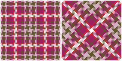 Classic Scottish Tartan Design. Scottish Tartan Seamless Pattern. Traditional Scottish Woven Fabric. Lumberjack Shirt Flannel Textile. Pattern Tile Swatch Included. vector