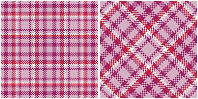 Tartan Plaid Seamless Pattern. Abstract Check Plaid Pattern. Traditional Scottish Woven Fabric. Lumberjack Shirt Flannel Textile. Pattern Tile Swatch Included. vector