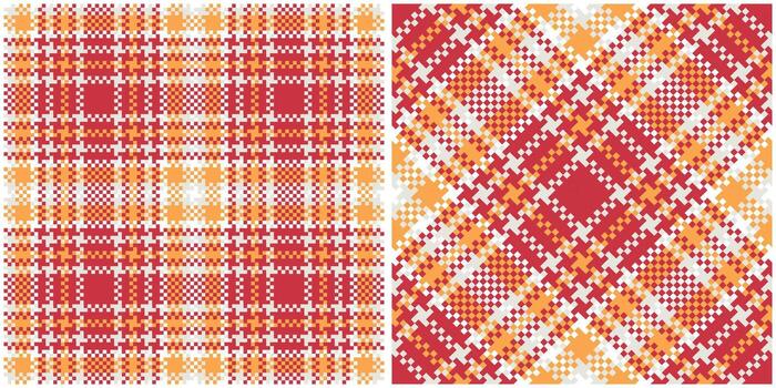 Classic Scottish Tartan Design. Checker Pattern. Template for Design Ornament. Seamless Fabric Texture. vector