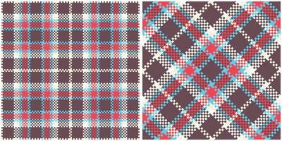 Classic Scottish Tartan Design. Gingham Patterns. Template for Design Ornament. Seamless Fabric Texture. vector