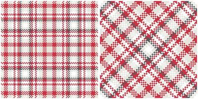 Classic Scottish Tartan Design. Checker Pattern. Traditional Scottish Woven Fabric. Lumberjack Shirt Flannel Textile. Pattern Tile Swatch Included. vector