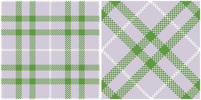 Tartan Plaid Seamless Pattern. Scottish Tartan Seamless Pattern. Seamless Tartan Illustration Set for Scarf, Blanket, Other Modern Spring Summer Autumn Winter Holiday Fabric Print. vector