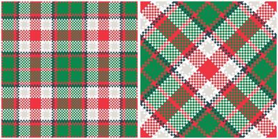 Tartan Plaid Seamless Pattern. Checker Pattern. Template for Design Ornament. Seamless Fabric Texture. Illustration vector