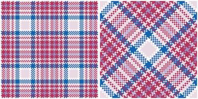 Tartan Plaid Seamless Pattern. Gingham Patterns. Template for Design Ornament. Seamless Fabric Texture. Illustration vector