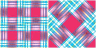 Tartan Plaid Seamless Pattern. Traditional Scottish Checkered Background. Template for Design Ornament. Seamless Fabric Texture. Illustration vector