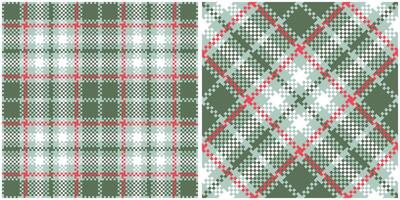 Tartan Plaid Pattern Seamless. Checkerboard Pattern. Traditional Scottish Woven Fabric. Lumberjack Shirt Flannel Textile. Pattern Tile Swatch Included. vector