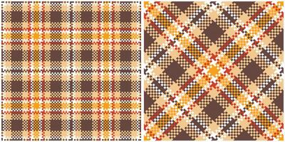 Tartan Plaid Pattern Seamless. Classic Plaid Tartan. Template for Design Ornament. Seamless Fabric Texture. Illustration vector