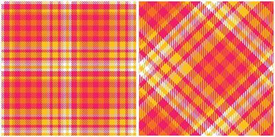 Scottish Tartan Pattern. Checkerboard Pattern Traditional Scottish Woven Fabric. Lumberjack Shirt Flannel Textile. Pattern Tile Swatch Included. vector