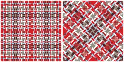 Tartan Plaid Pattern Seamless. Scottish Plaid, Template for Design Ornament. Seamless Fabric Texture. Illustration vector