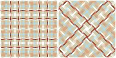 Scottish Tartan Plaid Seamless Pattern, Scottish Tartan Seamless Pattern. Seamless Tartan Illustration Set for Scarf, Blanket, Other Modern Spring Summer Autumn Winter Holiday Fabric Print. vector
