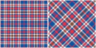 Scottish Tartan Plaid Seamless Pattern, Tartan Seamless Pattern. Template for Design Ornament. Seamless Fabric Texture. Illustration vector