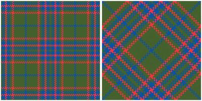 Scottish Tartan Plaid Seamless Pattern, Gingham Patterns. Template for Design Ornament. Seamless Fabric Texture. Illustration vector