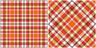 Tartan Plaid Pattern Seamless. Scottish Plaid, Template for Design Ornament. Seamless Fabric Texture. Illustration vector