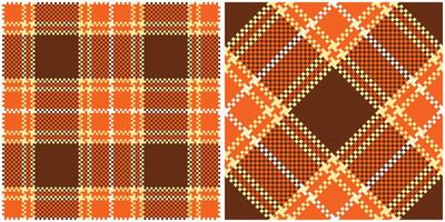 Tartan Plaid Pattern Seamless. Traditional Scottish Checkered Background. Template for Design Ornament. Seamless Fabric Texture. Illustration vector