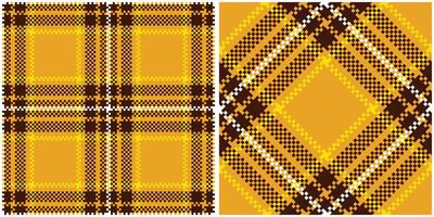 Scottish Tartan Plaid Seamless Pattern, Sweet Plaids Pattern Seamless. Traditional Scottish Woven Fabric. Lumberjack Shirt Flannel Textile. Pattern Tile Swatch Included. vector