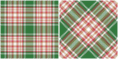 Scottish Tartan Plaid Seamless Pattern, Checker Pattern. Traditional Scottish Woven Fabric. Lumberjack Shirt Flannel Textile. Pattern Tile Swatch Included. vector