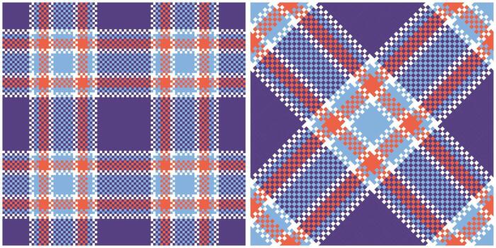 Scottish Tartan Plaid Seamless Pattern, Abstract Check Plaid Pattern. Template for Design Ornament. Seamless Fabric Texture. Illustration vector