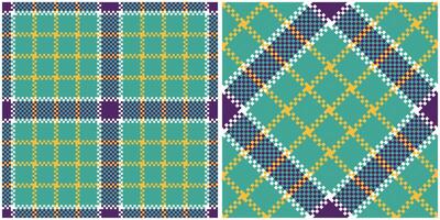 Tartan Pattern Seamless. Sweet Checkerboard Pattern Traditional Scottish Woven Fabric. Lumberjack Shirt Flannel Textile. Pattern Tile Swatch Included. vector