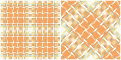 Tartan Pattern Seamless. Sweet Checkerboard Pattern Flannel Shirt Tartan Patterns. Trendy Tiles for Wallpapers. vector