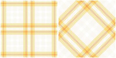 Tartan Pattern Seamless. Sweet Sweet Plaids Pattern Template for Design Ornament. Seamless Fabric Texture. vector
