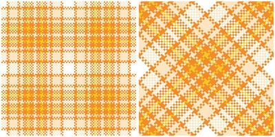Tartan Pattern Seamless. Pastel Scottish Plaid, Template for Design Ornament. Seamless Fabric Texture. vector