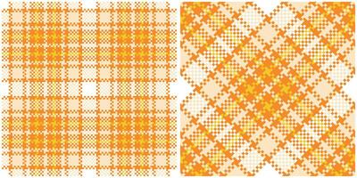 Tartan Pattern Seamless. Pastel Scottish Plaid, Template for Design Ornament. Seamless Fabric Texture. vector