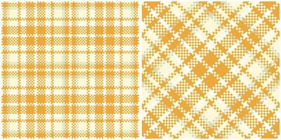 Tartan Seamless Pattern. Classic Scottish Tartan Design. Seamless Tartan Illustration Set for Scarf, Blanket, Other Modern Spring Summer Autumn Winter Holiday Fabric Print. vector