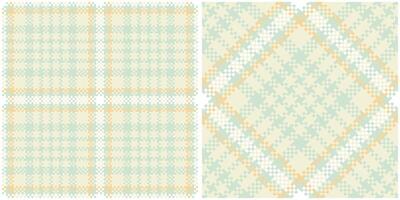 Plaids Pattern Seamless. Gingham Patterns Seamless Tartan Illustration Set for Scarf, Blanket, Other Modern Spring Summer Autumn Winter Holiday Fabric Print. vector