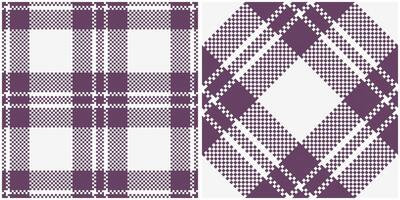 Plaids Pattern Seamless. Traditional Scottish Checkered Background. Traditional Scottish Woven Fabric. Lumberjack Shirt Flannel Textile. Pattern Tile Swatch Included. vector