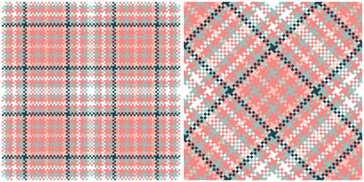 Plaid Pattern Seamless. Checkerboard Pattern Template for Design Ornament. Seamless Fabric Texture. vector