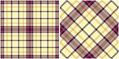 Plaid Pattern Seamless. Abstract Check Plaid Pattern Template for Design Ornament. Seamless Fabric Texture. vector