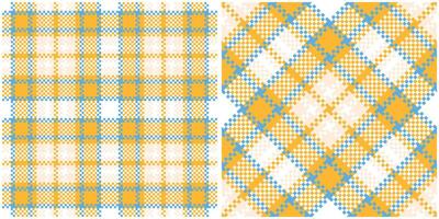 Plaid Patterns Seamless. Checkerboard Pattern Template for Design Ornament. Seamless Fabric Texture. vector