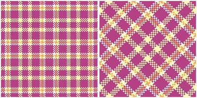 Plaid Pattern Seamless. Abstract Check Plaid Pattern Traditional Scottish Woven Fabric. Lumberjack Shirt Flannel Textile. Pattern Tile Swatch Included. vector