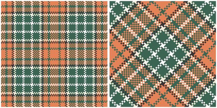 Plaid Patterns Seamless. Tartan Seamless Pattern Template for Design Ornament. Seamless Fabric Texture. vector