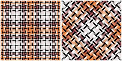Plaid Patterns Seamless. Abstract Check Plaid Pattern Traditional Scottish Woven Fabric. Lumberjack Shirt Flannel Textile. Pattern Tile Swatch Included. vector