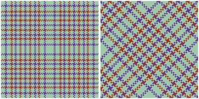 Scottish Tartan Pattern. Plaids Pattern Seamless Seamless Tartan Illustration Set for Scarf, Blanket, Other Modern Spring Summer Autumn Winter Holiday Fabric Print. vector