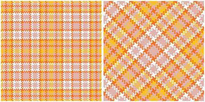 Scottish Tartan Pattern. Checker Pattern Traditional Scottish Woven Fabric. Lumberjack Shirt Flannel Textile. Pattern Tile Swatch Included. vector