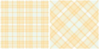 Scottish Tartan Pattern. Classic Plaid Tartan Traditional Scottish Woven Fabric. Lumberjack Shirt Flannel Textile. Pattern Tile Swatch Included. vector