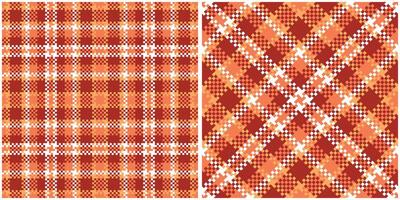 Scottish Tartan Seamless Pattern. Plaids Pattern Seamless Template for Design Ornament. Seamless Fabric Texture. vector
