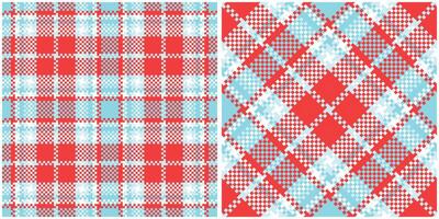 Scottish Tartan Seamless Pattern. Checkerboard Pattern Template for Design Ornament. Seamless Fabric Texture. vector