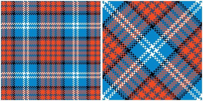 Scottish Tartan Seamless Pattern. Plaid Patterns Seamless Template for Design Ornament. Seamless Fabric Texture. vector